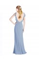 Sleeveless V-Neck Open Back Chiffon A-Line Bridesmaid Dress Brisbane