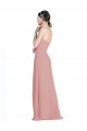 Sleeveless Sweetheart Low Back Soft Chiffon A-Line Bridesmaid Dress / Formal Dress Brisbane