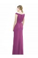 Sleeveless Boat Neck Soft Chiffon Mermaid Bridesmaid Dress Brisbane