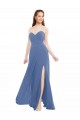 Sleeveless Windsor Blue Sweetheart Soft Chiffon A-Line Bridesmaid Dresses Brisbane