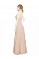 Sleeveless V-Neck Luxe Chiffon A-Line Bridesmaid Dress / Evening Dress Brisbane
