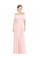 Sleeveless Off the Shoulder Soft Chiffon A-Line Formal Bridesmaid Dress Brisbane