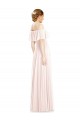 Sleeveless Off the Shoulder Soft Chiffon A-Line Formal Bridesmaid Dress Brisbane