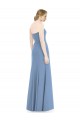 Sleeveless Dusty Blue Sweetheart Soft Chiffon Mermaid Bridesmaid Dress Brisbane