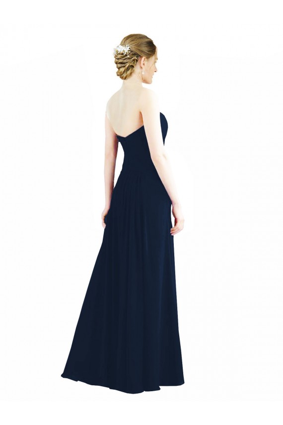 Sleeveless Smoke Green Sweetheart Soft Chiffon A-Line Bridesmaid Dress Brisbane