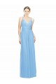 Sleeveless Spaghetti Straps Keyhole Back Chiffon A-Line Bridesmaid Dress / Evening Dress Brisbane