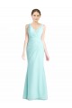 Sleeveless V-Neck Soft Chiffon & Lace Mermaid Bridesmaid Dress Brisbane