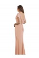 Sleeveless Boat Neck Low Back Soft Chiffon Mermaid Prom Dress / Bridesmaid Dress Brisbane