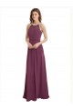 Sleeveless Sweetheart Keyhole Back Chiffon A-Line Bridesmaid Dress / Evening Gowns Brisbane