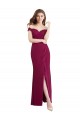Sleeveless Off the Shoulder Soft Chiffon & Lace Mermaid Bridesmaid Dress / Formal Dress Brisbane
