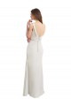 Sleeveless Boat Neck V-Back Soft Chiffon & Satin Mermaid Bridesmaid Dress Brisbane