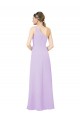 Sleeveless One Shoulder Soft Chiffon Sheath Formal Evening Gown / Bridesmaid Dress Brisbane