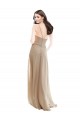 Sleeveless High Neck Soft Chiffon A-Line Bridesmaid Dress Brisbane