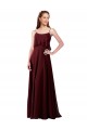 Sleeveless Spaghetti Straps Chiffon A-Line Bridesmaid Gowns Brisbane