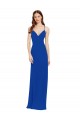 Sleeveless Spaghetti Straps Keyhole Back Soft Chiffon A-Line Bridesmaid Dress / Formal Dress Brisbane