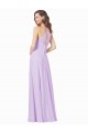 Sleeveless Lilac Spaghetti Straps Soft Chiffon A-Line Bridesmaid Gown Brisbane
