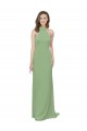 Sleeveless Halter Neck Soft Chiffon A-Line Formal Dress / Bridesmaid Dress Brisbane