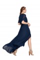 Flutter Sleeves V-Neck Soft Chiffon A-Line Bridesmaid Dress / Formal Dress Brisbane