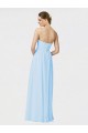 Sleeveless Light Sky Blue Sweetheart Soft Chiffon A-Line Formal Dress / Bridesmaid Dress Brisbane