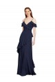 Sleeveless Off the Shoulder Chiffon A-Line Formal Dresses / Bridesmaid Dresses Brisbane