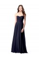 Sleeveless Sweetheart Open Back Soft Chiffon A-Line Evening Dress / Bridesmaid Dress Brisbane