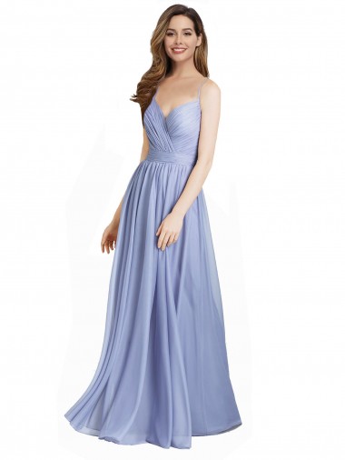 Sleeveless Sweetheart Open Back Chiffon & Lace A-Line Bridesmaid Dress / Evening Dress Brisbane
