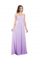 Sleeveless Lilac One Shoulder Chiffon A-Line Bridesmaid Dress / Evening Dress Brisbane