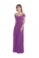 Cold Shoulder Sweetheart Soft Chiffon A-Line Bridesmaid Dress Brisbane