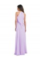Sleeveless Lilac Halter Neck Chiffon A-Line Bridesmaid Dress / Evening Dress Brisbane