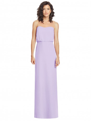 Sleeveless Sweetheart Low Back Soft Chiffon A-Line Formal Dress / Bridesmaid Dress Brisbane