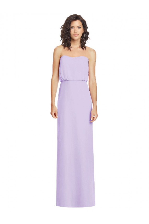 Sleeveless Sweetheart Low Back Soft Chiffon A-Line Formal Dress / Bridesmaid Dress Brisbane
