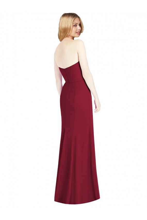 Sleeveless Desert Rose Sweetheart Soft Chiffon Trumpet Bridesmaid Dress Brisbane