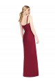 Sleeveless Spaghetti Straps Soft Chiffon Mermaid Bridesmaid Dress Brisbane
