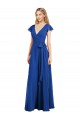Flutter Sleeves V-Neck Lxue Chiffon A-Line Bridesmaid Dress Brisbane