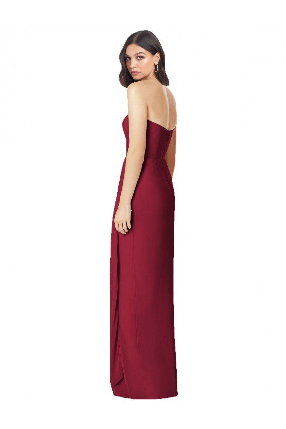 Sleeveless Olive Green Sweetheart Soft Chiffon Trumpet Bridesmaid Dress Brisbane