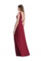 Sleeveless V-Neck Tie Back Lxue Chiffon A-Line Bridesmaid Dress Brisbane