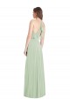 Cold Shoulder Spaghetti Straps Soft Chiffon Trumpet Semi Formal Evening Dress / Bridesmaid Dress Brisbane
