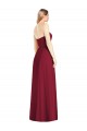 Sleeveless V-Neck Soft Chiffon Trumpet Semi Formal Evening Dress / Bridesmaid Dress Brisbane