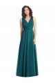 Sleeveless Hunter V-Neck V-Back Chiffon A-Line Wedding Party Dress Brisbane