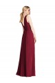 Sleeveless Halter Neck V-Back Soft Chiffon A-Line Bridesmaid Dress Brisbane