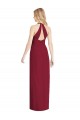 Sleeveless Halter Neck Soft Chiffon Trumpet Formal Evening Gown / Bridesmaid Dress Brisbane