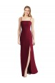 Sleeveless Spaghetti Straps Tie Back Soft Chiffon Trumpet Bridesmaid Dress Brisbane
