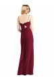 Sleeveless Spaghetti Straps Tie Back Soft Chiffon Trumpet Bridesmaid Dress Brisbane