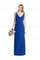 Sleeveless Royal Blue Sweetheart Soft Chiffon Mermaid Bridesmaid Dress Brisbane