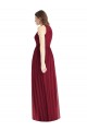 Sleeveless Lilac Halter Neck Soft Chiffon A-Line Bridesmaid Dress Brisbane