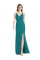 Sleeveless Spaghetti Straps Criss Cross Back Soft Chiffon Mermaid Bridesmaid Dress Brisbane