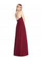 Sleeveless Spaghetti Straps Criss Cross Back Soft Chiffon A-Line Formal Dress / Bridesmaid Dress Brisbane