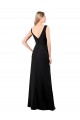 Sleeveless V-Neck V-Back Soft Chiffon A-Line Prom Dress / Bridesmaid Dress Brisbane