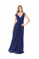 Cap Sleeves V-Neck Keyhole Back Soft Chiffon A-Line Bridesmaid Dress Brisbane
