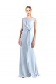 Sleeveless V-Neck Keyhole Back Chiffon A-Line Bridesmaid Dress / Evening Gowns Brisbane